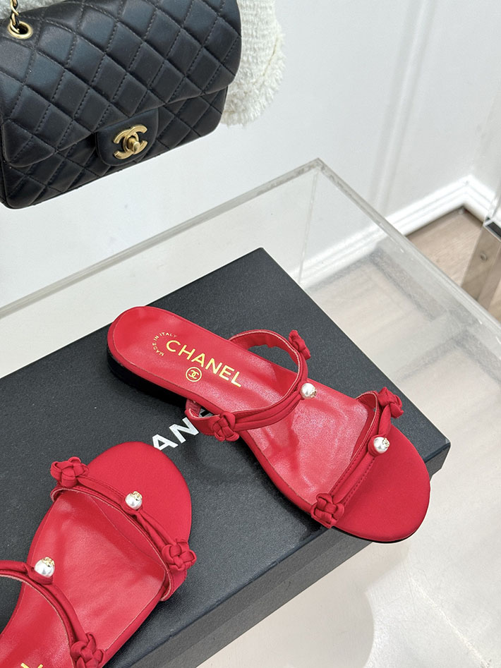 最高級シャネルスーパーコピー CHANEL 2026年春夏 新作 ココマーク サンダル レディース 女 レッド 2630830 シャネル サンダル 安い - 画像 (7)