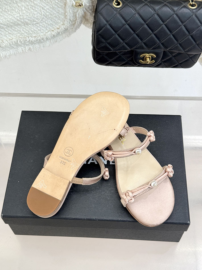最高級シャネルスーパーコピー CHANEL 2026年春夏 新作 ココマーク サンダル レディース 女 ピンク 2630831 シャネル サンダル 定価 - 画像 (3)