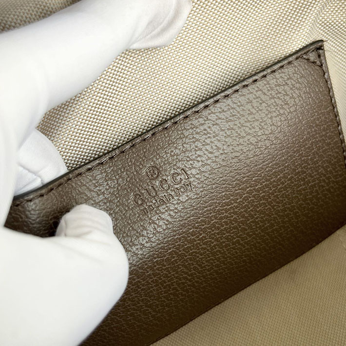 グッチ直営アウトレット店 GUCCI オフィディア スモール クロスボディバッグ ベージュ&エボニー 739392 96IWT 8745 グッチ クロス ボディ アウトレット - 画像 (3)