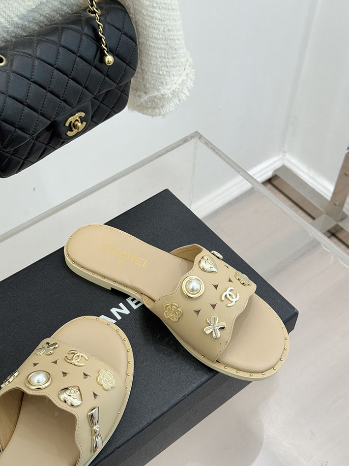 最高級シャネルスーパーコピー CHANEL 2026年春夏 新作 ココマーク サンダル 靴 レディース ベージュ 2630840 シャネル サンダル 新作 - 画像 (7)