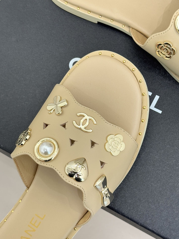 最高級シャネルスーパーコピー CHANEL 2026年春夏 新作 ココマーク サンダル 靴 レディース ベージュ 2630840 シャネル サンダル 新作 - 画像 (5)