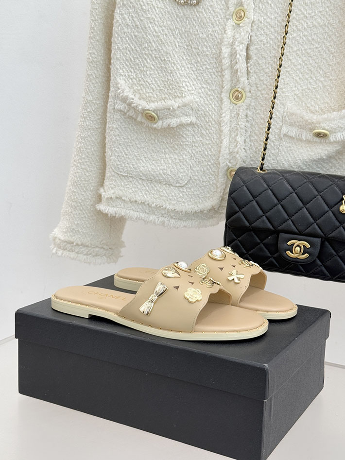 最高級シャネルスーパーコピー CHANEL 2026年春夏 新作 ココマーク サンダル 靴 レディース ベージュ 2630840 シャネル サンダル 新作 - 画像 (2)