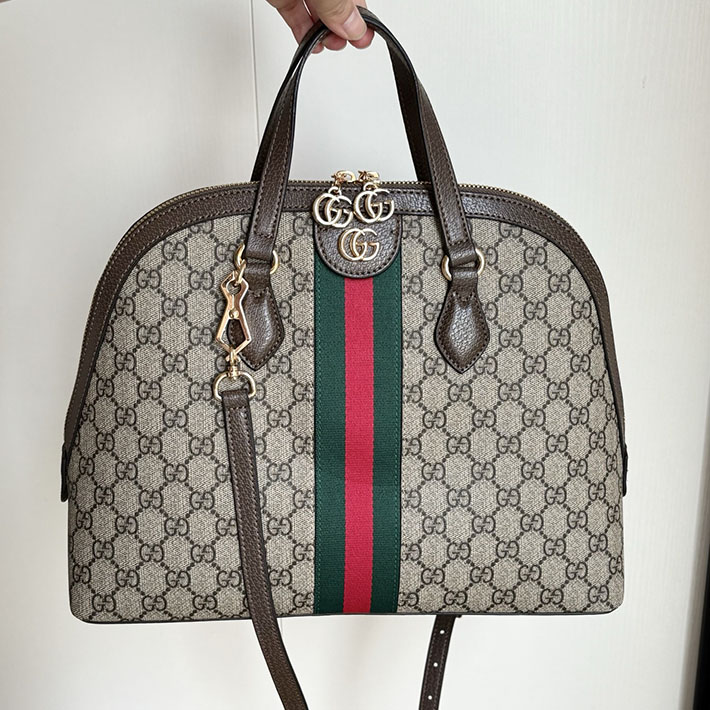 グッチ直営アウトレット店 GUCCI オフィディア GG ミディアム トップハンドル ベージュ×エボニー 524533 K05NB 8745 グッチ ショルダーバッグ 人気順 - 画像 (7)