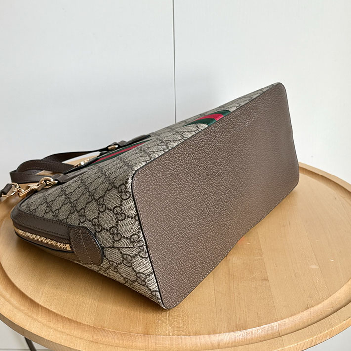 グッチ直営アウトレット店 GUCCI オフィディア GG ミディアム トップハンドル ベージュ×エボニー 524533 K05NB 8745 グッチ ショルダーバッグ 人気順 - 画像 (6)
