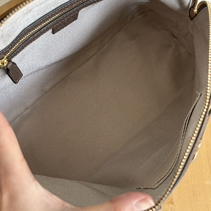 グッチ直営アウトレット店 GUCCI オフィディア GG ミディアム トップハンドル ベージュ×エボニー 524533 K05NB 8745 グッチ ショルダーバッグ 人気順 - 画像 (5)