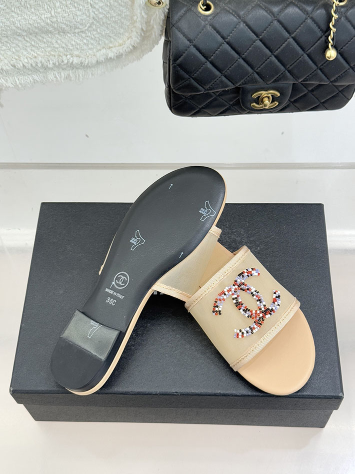 最高級シャネルスーパーコピー CHANEL 2026年春夏 新作 ココマーク サンダル 靴 レディース ベージュ 2630844 シャネル サンダル 安い - 画像 (3)