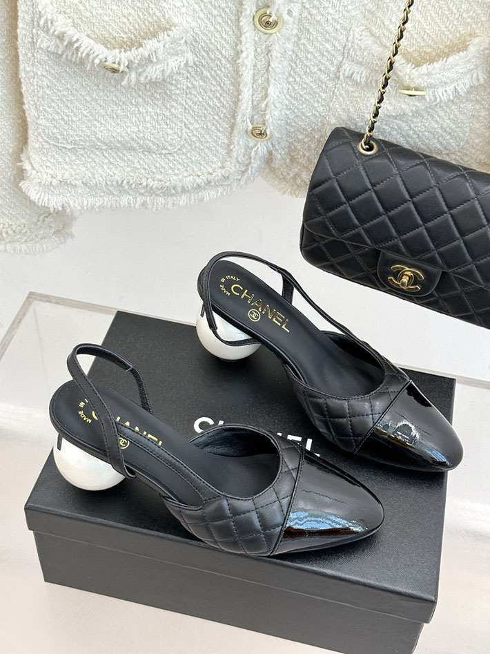 最高級シャネルスーパーコピー CHANEL 2026年春夏 新作 スリングバック シューズ パンプス ブラック 2630845 シャネル 靴 レディース 人気 - 画像 (9)