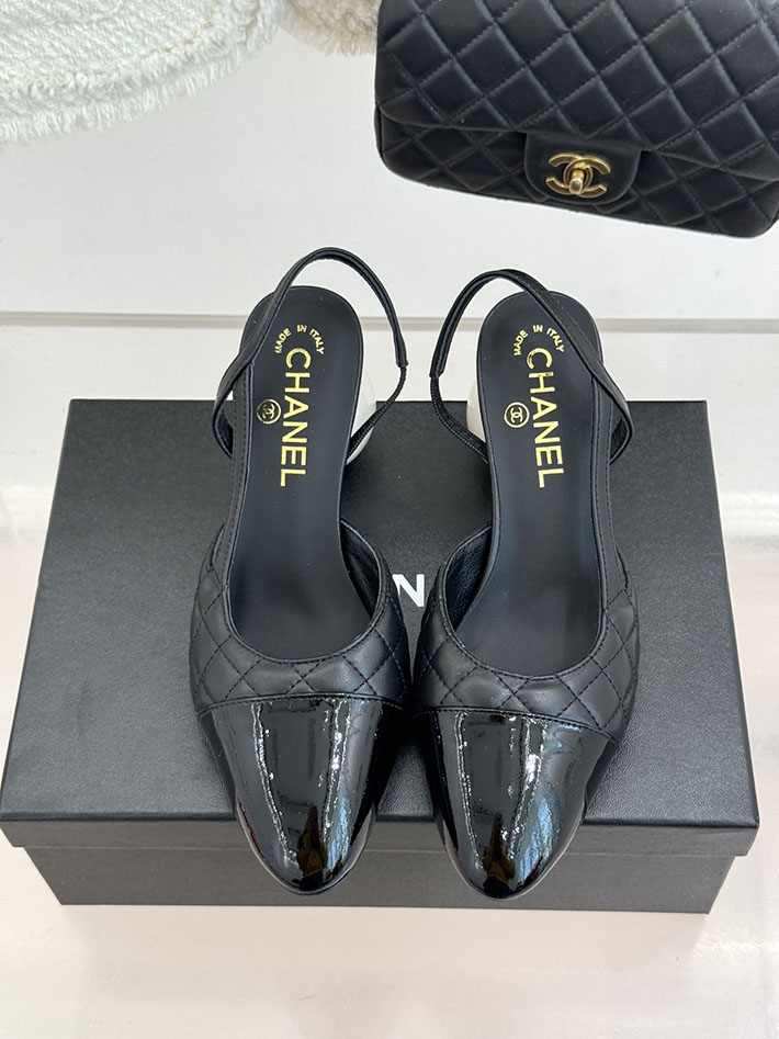 最高級シャネルスーパーコピー CHANEL 2026年春夏 新作 スリングバック シューズ パンプス ブラック 2630845 シャネル 靴 レディース 人気 - 画像 (8)