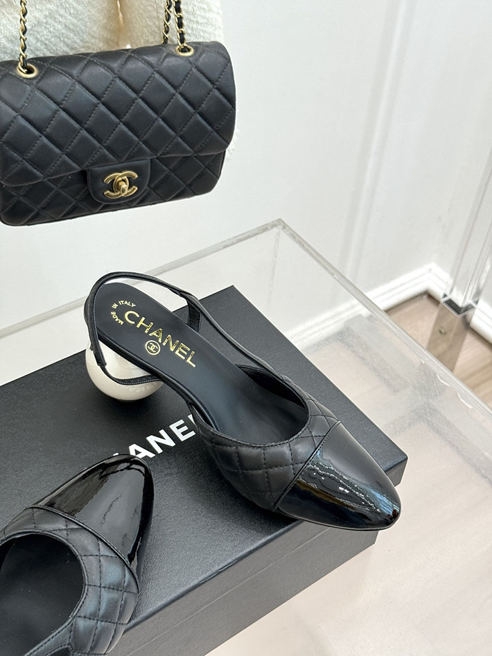 最高級シャネルスーパーコピー CHANEL 2026年春夏 新作 スリングバック シューズ パンプス ブラック 2630845 シャネル 靴 レディース 人気 - 画像 (7)
