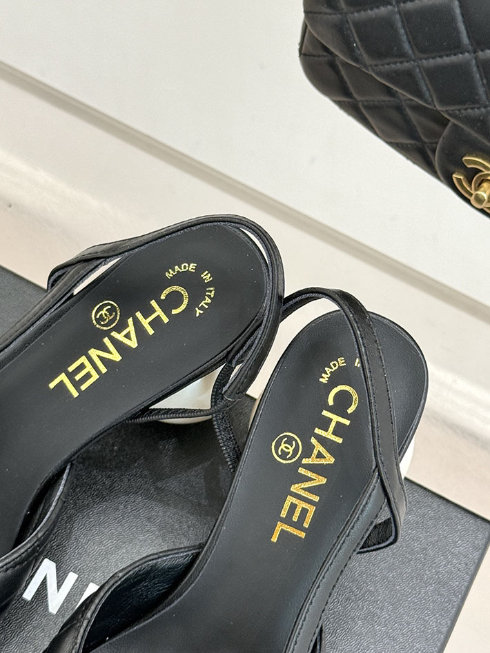 最高級シャネルスーパーコピー CHANEL 2026年春夏 新作 スリングバック シューズ パンプス ブラック 2630845 シャネル 靴 レディース 人気 - 画像 (4)