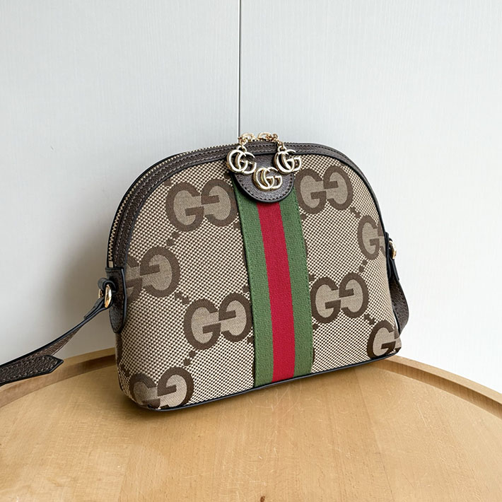グッチ直営アウトレット店 GUCCI フィディア スモール ショルダーバッグ ジャンボGG ベージュ×エボニー 499621 UKDMG 2570 グッチ ミニバッグ アウトレット - 画像 (7)