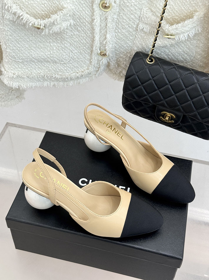 最高級シャネルスーパーコピー CHANEL 2026年春夏 新作 スリングバック シューズ パンプス ベージュ 2630849 パンプス ブランド 有名 - 画像 (9)