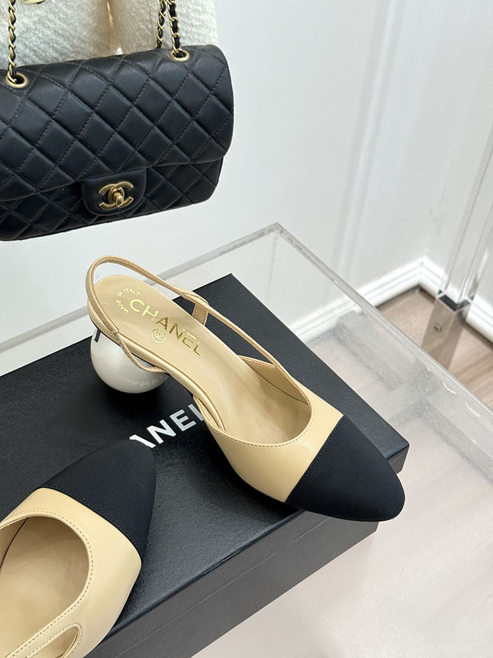最高級シャネルスーパーコピー CHANEL 2026年春夏 新作 スリングバック シューズ パンプス ベージュ 2630849 パンプス ブランド 有名 - 画像 (7)