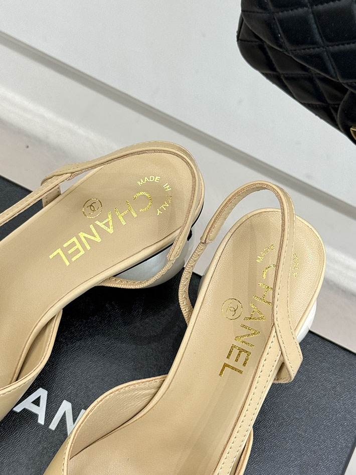 最高級シャネルスーパーコピー CHANEL 2026年春夏 新作 スリングバック シューズ パンプス ベージュ 2630849 パンプス ブランド 有名 - 画像 (4)