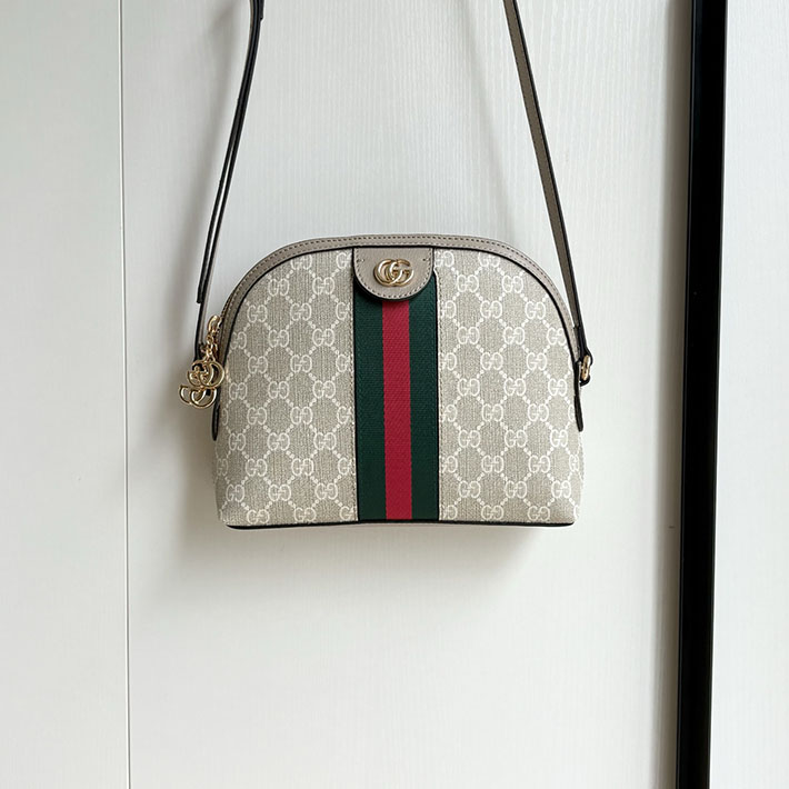 グッチ直営アウトレット店 GUCCI オフィディア スモール ショルダーバッグ ベージュ&ホワイト 499621 UULAG 9682 GUCCI バッグ 芸能人 - 画像 (3)