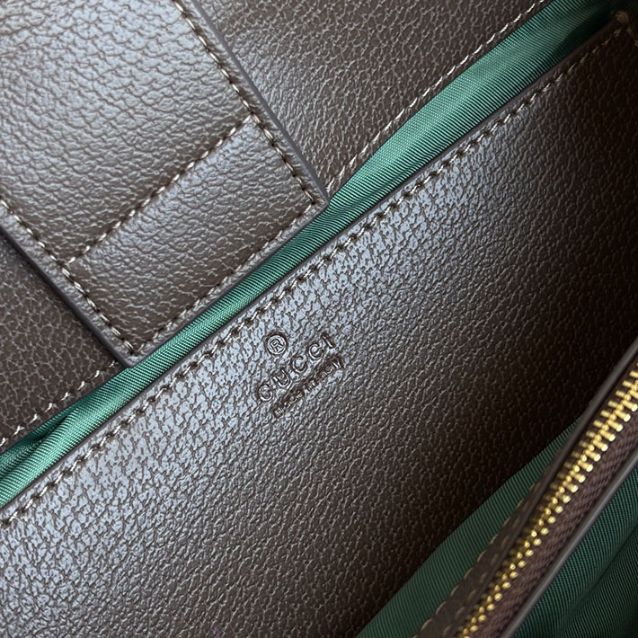 グッチ直営アウトレット店 GUCCI 2WAYトートバッグ ダブルGロゴ ベージュ&エボニー/ブラウン 836839 FAE0J 8745 レディース グッチ バッグ 新作 - 画像 (3)