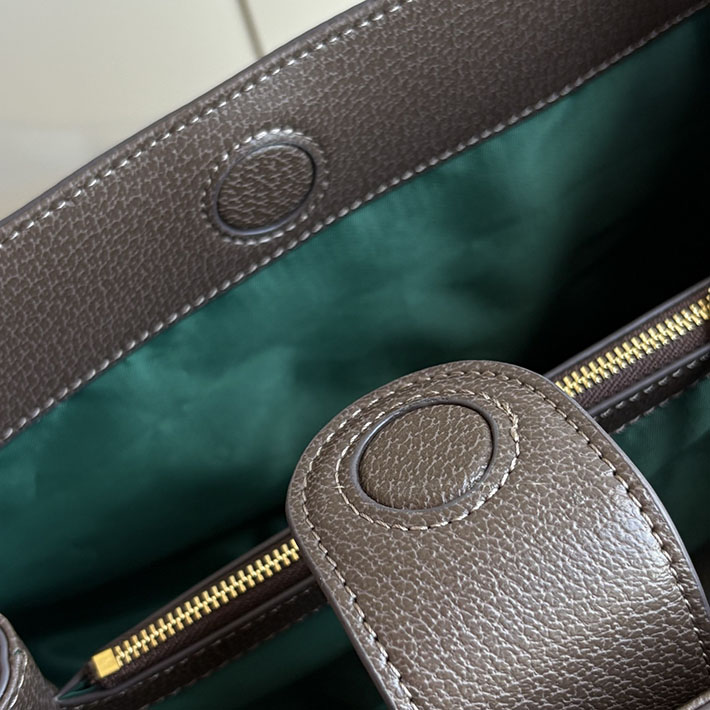 グッチ直営アウトレット店 GUCCI 2WAYトートバッグ ダブルGロゴ ベージュ&エボニー/ブラウン 836839 FAE0J 8745 レディース グッチ バッグ 新作 - 画像 (2)