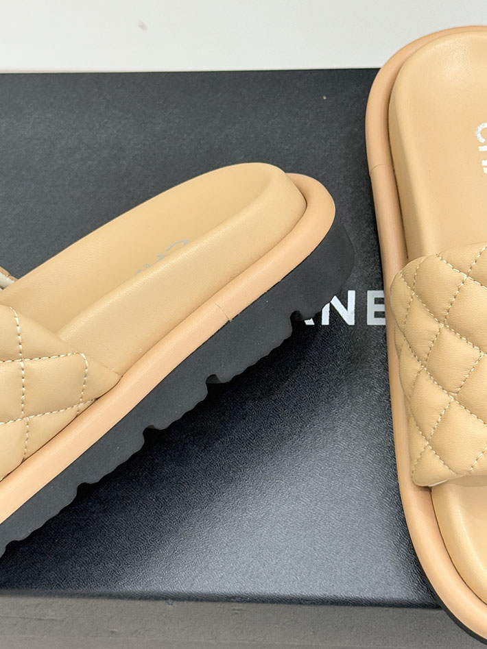 最高級シャネルスーパーコピー CHANEL 2026年 新作 サンダル マトラッセ ココマーク ミュール ブラウン 2630863 サンダル おしゃれ 歩きやすい - 画像 (6)