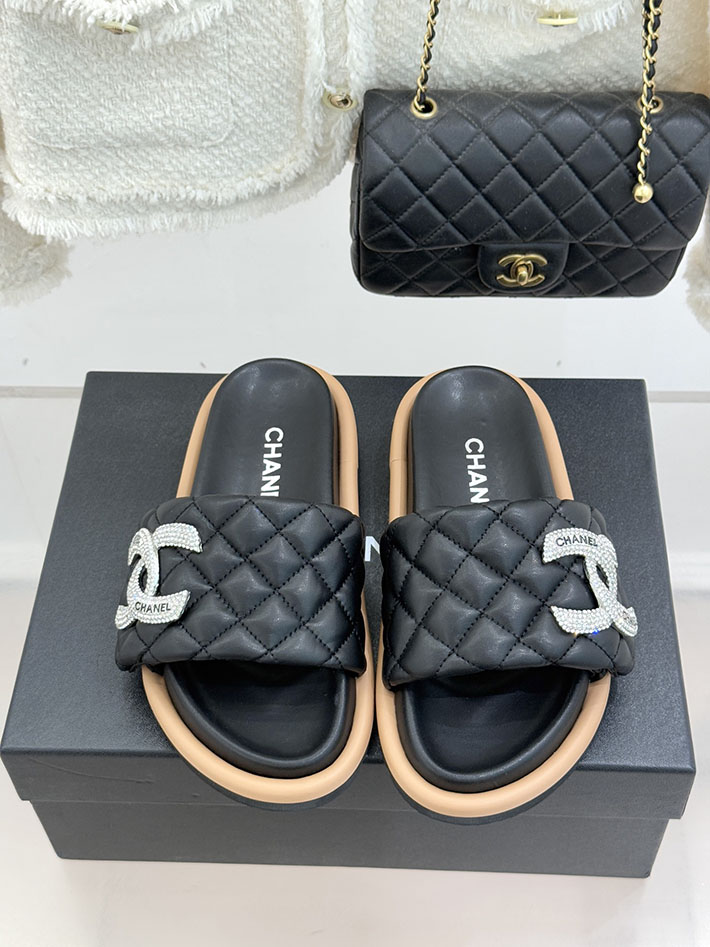 最高級シャネルスーパーコピー CHANEL 2026年 新作 サンダル マトラッセ ココマーク ミュール ブラック 2630867 サンダル 激安 レディース 送料無料 - 画像 (8)