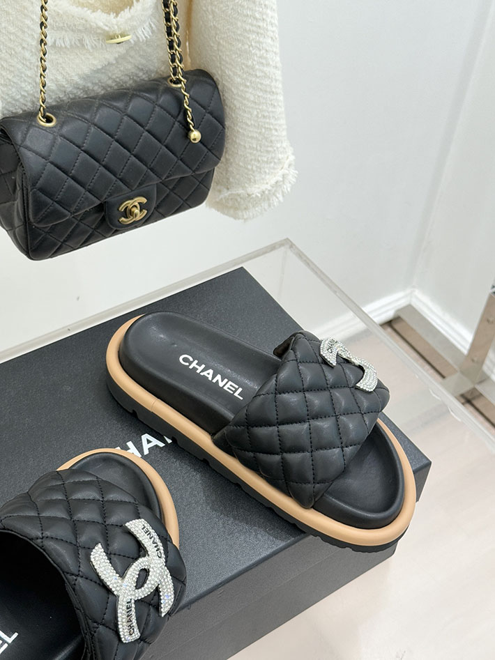 最高級シャネルスーパーコピー CHANEL 2026年 新作 サンダル マトラッセ ココマーク ミュール ブラック 2630867 サンダル 激安 レディース 送料無料 - 画像 (7)