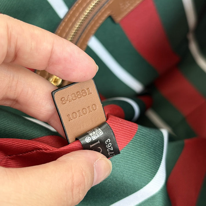 グッチ直営アウトレット店 GUCCI GGエンブレム スモール ショルダーバッグ ベージュ&ダークブラウン 848881 FAD6L 9758 GUCCI バッグ 人気ランキング - 画像 (6)