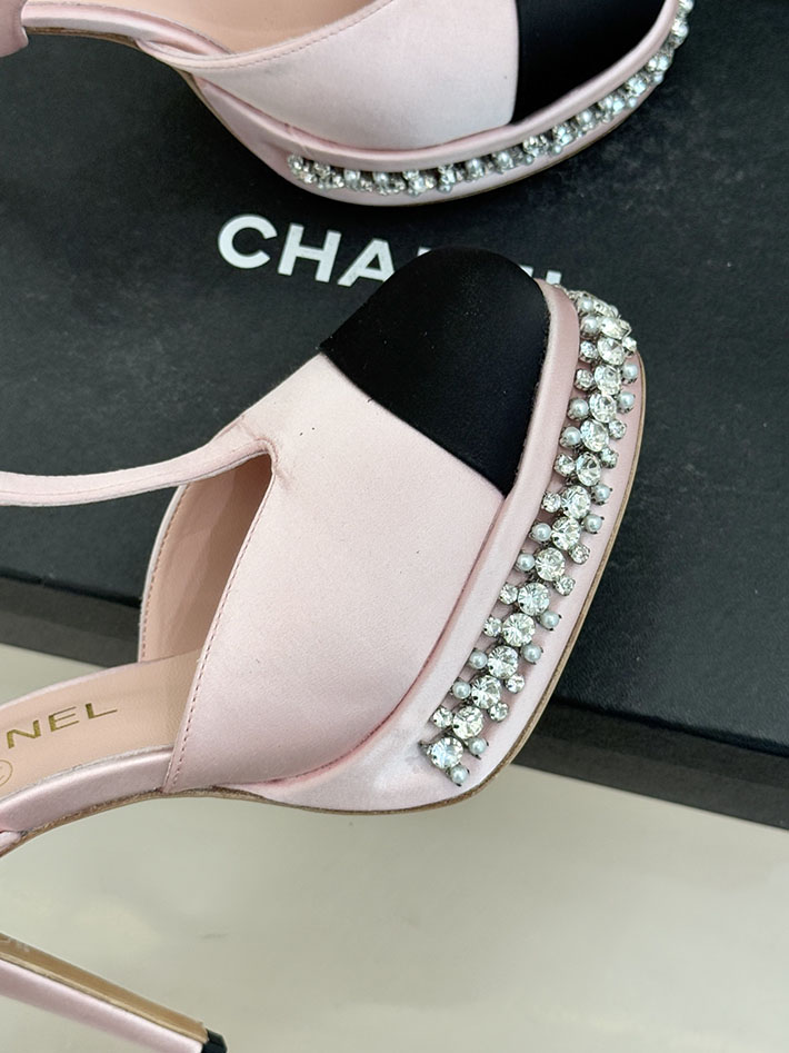 最高級シャネルスーパーコピー CHANEL 2026新作 ココマーク スリングバック シューズ パンプス 靴 ピンク 2630869 シャネル パンプス ピンク - 画像 (5)