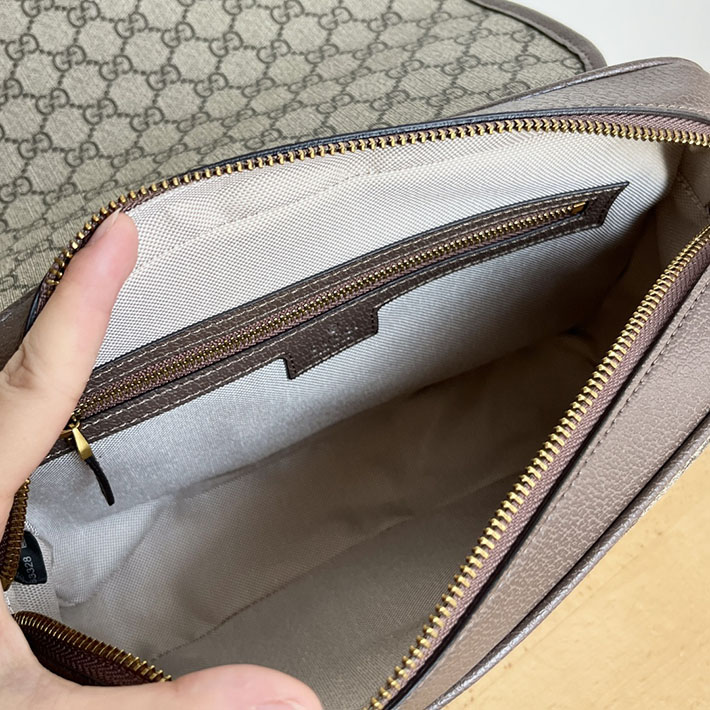 グッチ直営アウトレット店 GUCCI オフディア 斜め掛け ショルダーバッグ ベージュ/エボニー/トープ 724704 96IWT 8642 グッチ メッセンジャーバッグ レディース - 画像 (5)