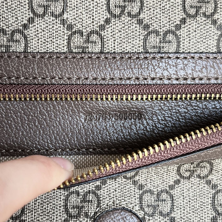 グッチ直営アウトレット店 GUCCI オフディア 斜め掛け ショルダーバッグ ベージュ/エボニー/トープ 724704 96IWT 8642 グッチ メッセンジャーバッグ レディース - 画像 (3)