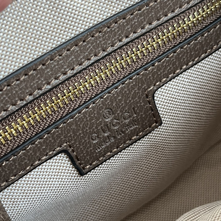 グッチ直営アウトレット店 GUCCI オフィディア ミニ 斜め掛けショルダーバッグ ベージュ×エボニー 772239 FACUJ 8745 レディース グッチ ミニバッグ 人気 - 画像 (3)