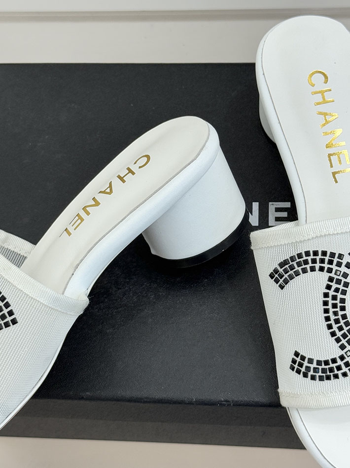 最高級シャネルスーパーコピー CHANEL ココマーク サンダル ミュール ヒール レザー 靴 ホワイト 2630888 シャネル サンダル 白 - 画像 (6)