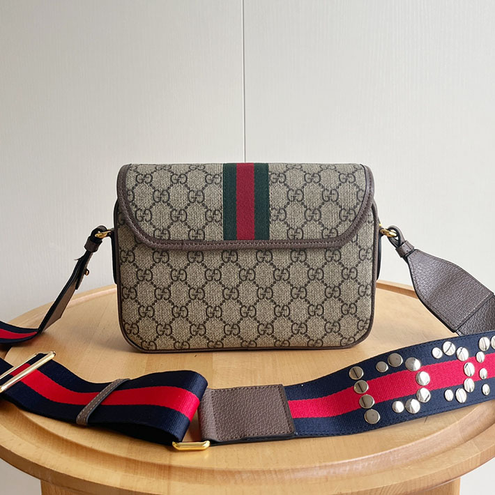 グッチ直営アウトレット店 GUCCI 斜め掛け オフィディア スモール ショルダーバッグ ベージュ&エボニー 722117 FAAX3 9789 グッチ ショルダーバッグ 小さめ - 画像 (10)