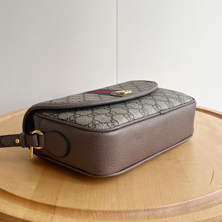 グッチ直営アウトレット店 GUCCI 斜め掛け オフィディア スモール ショルダーバッグ ベージュ&エボニー 722117 FAAX3 9789 グッチ ショルダーバッグ 小さめ - 画像 (9)