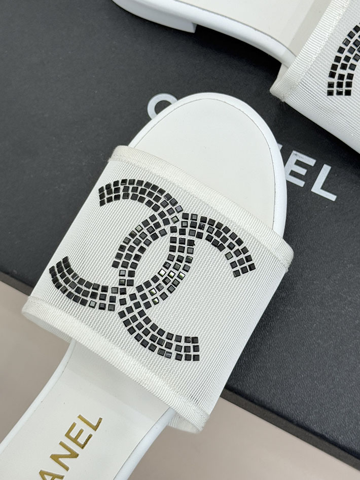 最高級シャネルスーパーコピー CHANEL ココマーク サンダル ミュール ヒール レザー 靴 ホワイト 2630891 レディース シャネル サンダル - 画像 (4)