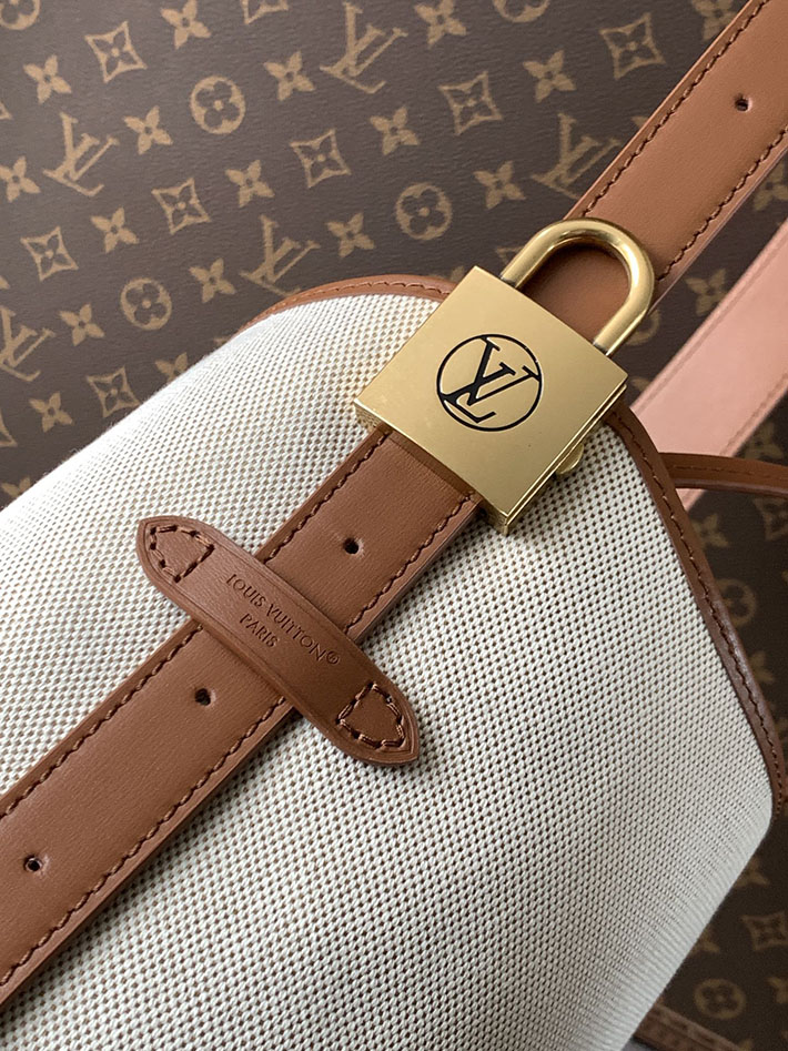 ルイヴィトン販売店舗 レディースバッグ Louis Vuitton ロウキー・ホーボー PM エクリュ コニャック M25468 ルイヴィトン ロウキーホーボー 芸能人 - 画像 (5)
