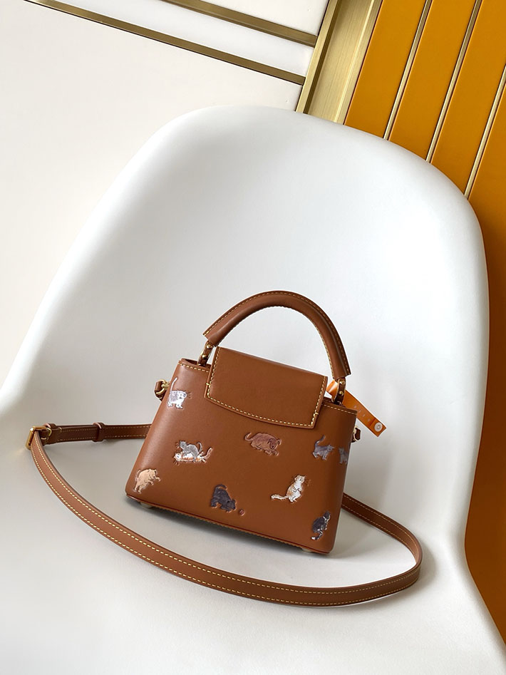 ルイヴィトン販売店舗 レディースバッグ Louis Vuitton Capucines BB カプシーヌBB コニャック M25874 ルイヴィトン カプシーヌ 人気 - 画像 (8)