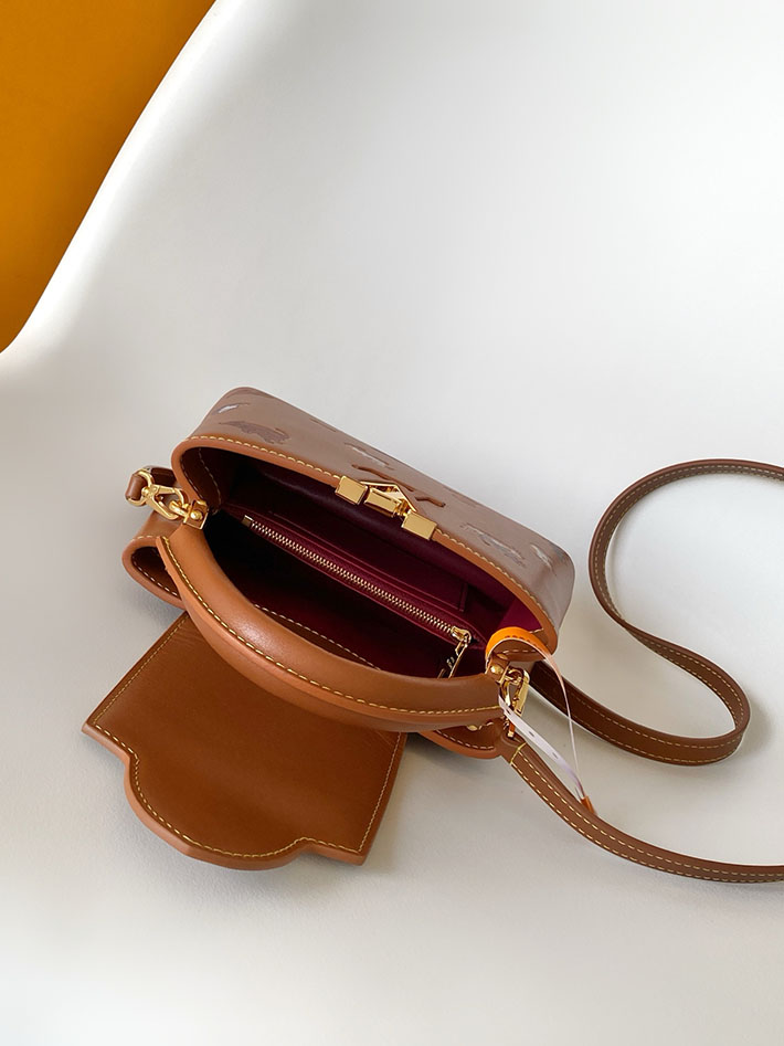 ルイヴィトン販売店舗 レディースバッグ Louis Vuitton Capucines BB カプシーヌBB コニャック M25874 ルイヴィトン カプシーヌ 人気 - 画像 (3)
