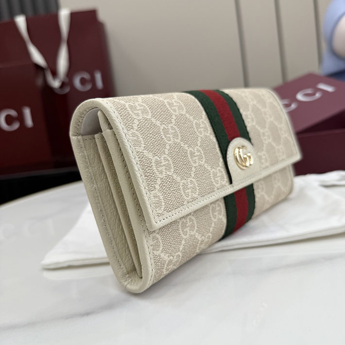 グッチ 財布 アウトレット GUCCI オフィディア コンチネンタルウォレット ベージュ&ホワイト/ベージュ 838485 FAE0L 9682 グッチ 長財布 レディース 人気 - 画像 (11)