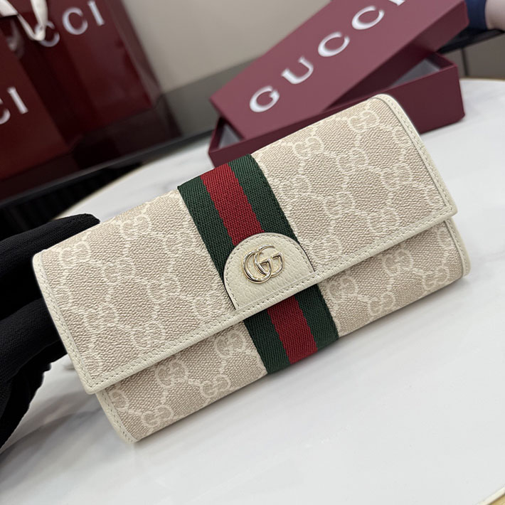 グッチ 財布 アウトレット GUCCI オフィディア コンチネンタルウォレット ベージュ&ホワイト/ベージュ 838485 FAE0L 9682 グッチ 長財布 レディース 人気 - 画像 (8)