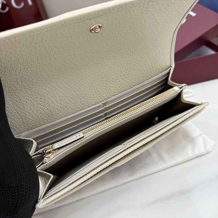 グッチ 財布 アウトレット GUCCI オフィディア コンチネンタルウォレット ベージュ&ホワイト/ベージュ 838485 FAE0L 9682 グッチ 長財布 レディース 人気 - 画像 (4)
