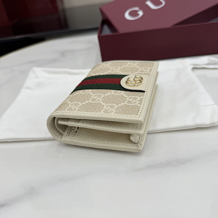 グッチ 財布 アウトレット GUCCI オフィディア 日本限定 スモールウォレット ベージュ&ホワイト 838487 FAE0L 9793 レディース グッチ 財布 - 画像 (5)
