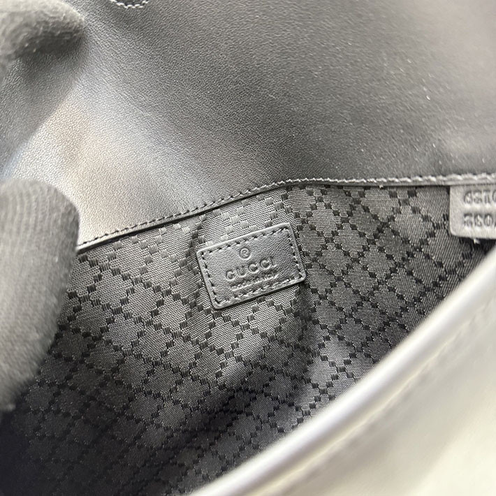 グッチ直営アウトレット店 GUCCI ウェブ トレードマーク スモール ベルトバッグ ブラック 867032 AAGIH 1057 グッチ バッグ メンズ アウトレット - 画像 (6)