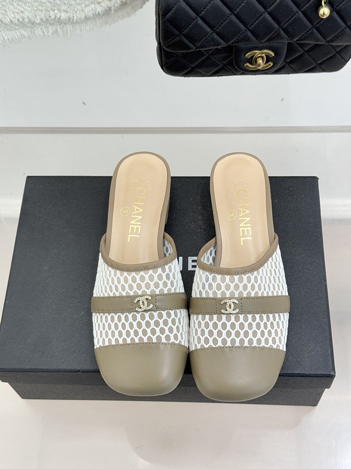 最高級シャネルスーパーコピー CHANEL ミュール サンダルギンガムチェック レザー 靴 グレー 2630910 シャネル サンダル 定価 - 画像 (7)