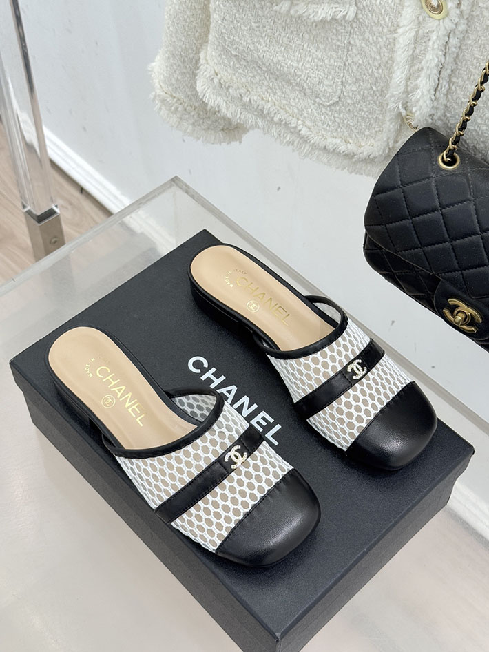 最高級シャネルスーパーコピー CHANEL ミュール サンダルギンガムチェック レザー 靴 ブラック 2630911 シャネル サンダル 安い - 画像 (8)