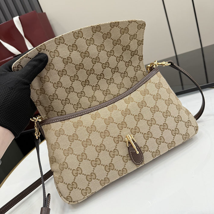 グッチ直営アウトレット店 GUCCI アペリティーヴォ ミディアム ショルダーバッグ サンド&ダークブラウン 866720 FAFV2 9651 GUCCI バッグ 人気ランキング - 画像 (7)