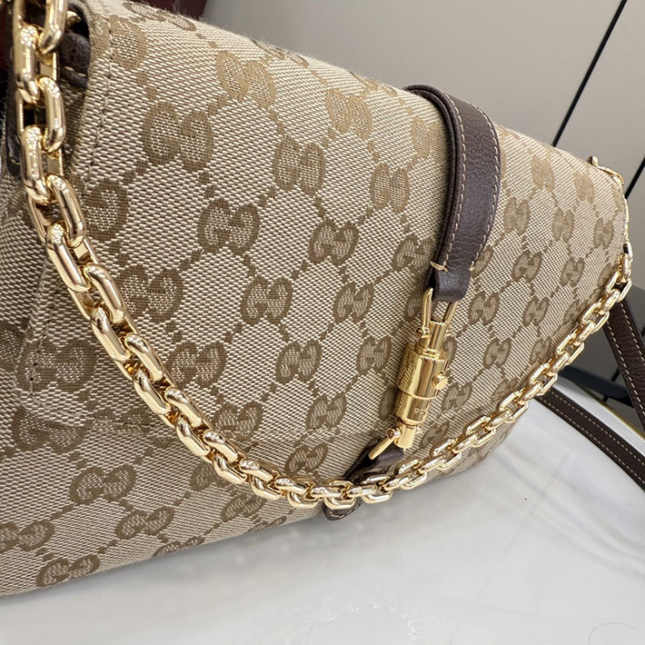 グッチ直営アウトレット店 GUCCI アペリティーヴォ ミディアム ショルダーバッグ サンド&ダークブラウン 866720 FAFV2 9651 GUCCI バッグ 人気ランキング - 画像 (6)