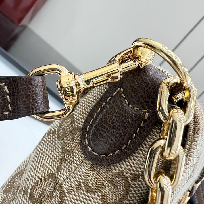 グッチ直営アウトレット店 GUCCI アペリティーヴォ ミディアム ショルダーバッグ サンド&ダークブラウン 866720 FAFV2 9651 GUCCI バッグ 人気ランキング - 画像 (5)