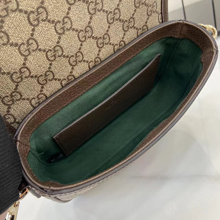 グッチ直営アウトレット店 GUCCI オフィディア スモール トップハンドルバッグ ベージュ&ダークブラウン 836843 FAE0J 9867 グッチ オフィディア バッグ - 画像 (2)
