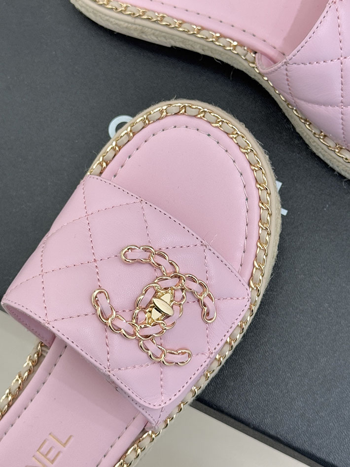 最高級シャネルスーパーコピー CHANEL ココマーク キルティング レザー ミュール サンダル ピンク 2630918 レディース シャネル 靴 - 画像 (4)