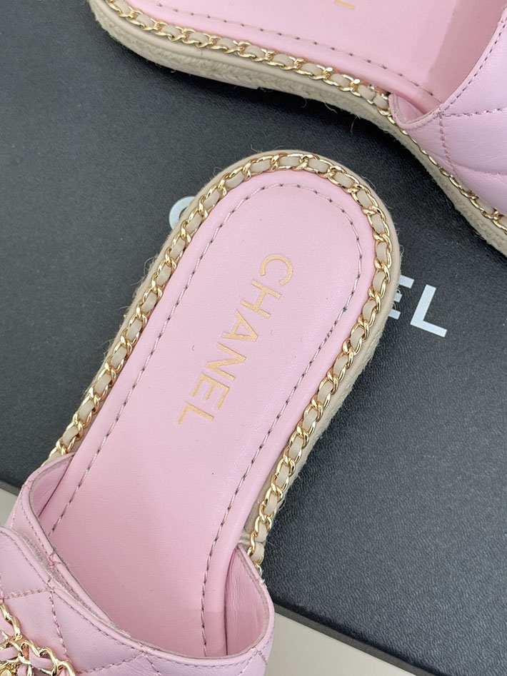 最高級シャネルスーパーコピー CHANEL ココマーク キルティング レザー ミュール サンダル ピンク 2630918 レディース シャネル 靴 - 画像 (3)