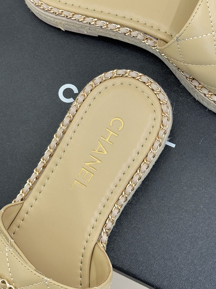 最高級シャネルスーパーコピー CHANEL ココマーク キルティング レザー ミュール サンダル ベージュ 2630919 シャネル 靴 アウトレット - 画像 (3)